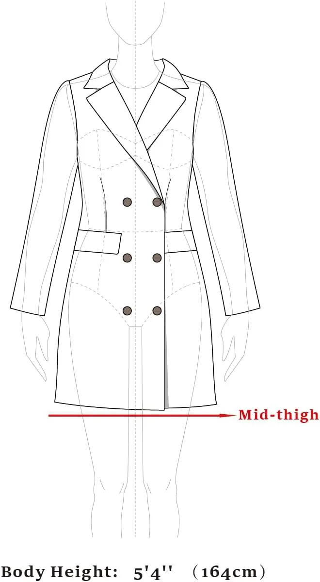 Allegra K Women's 2024 Winter Coat Shawl Collar Belted Single Breasted Overcoats