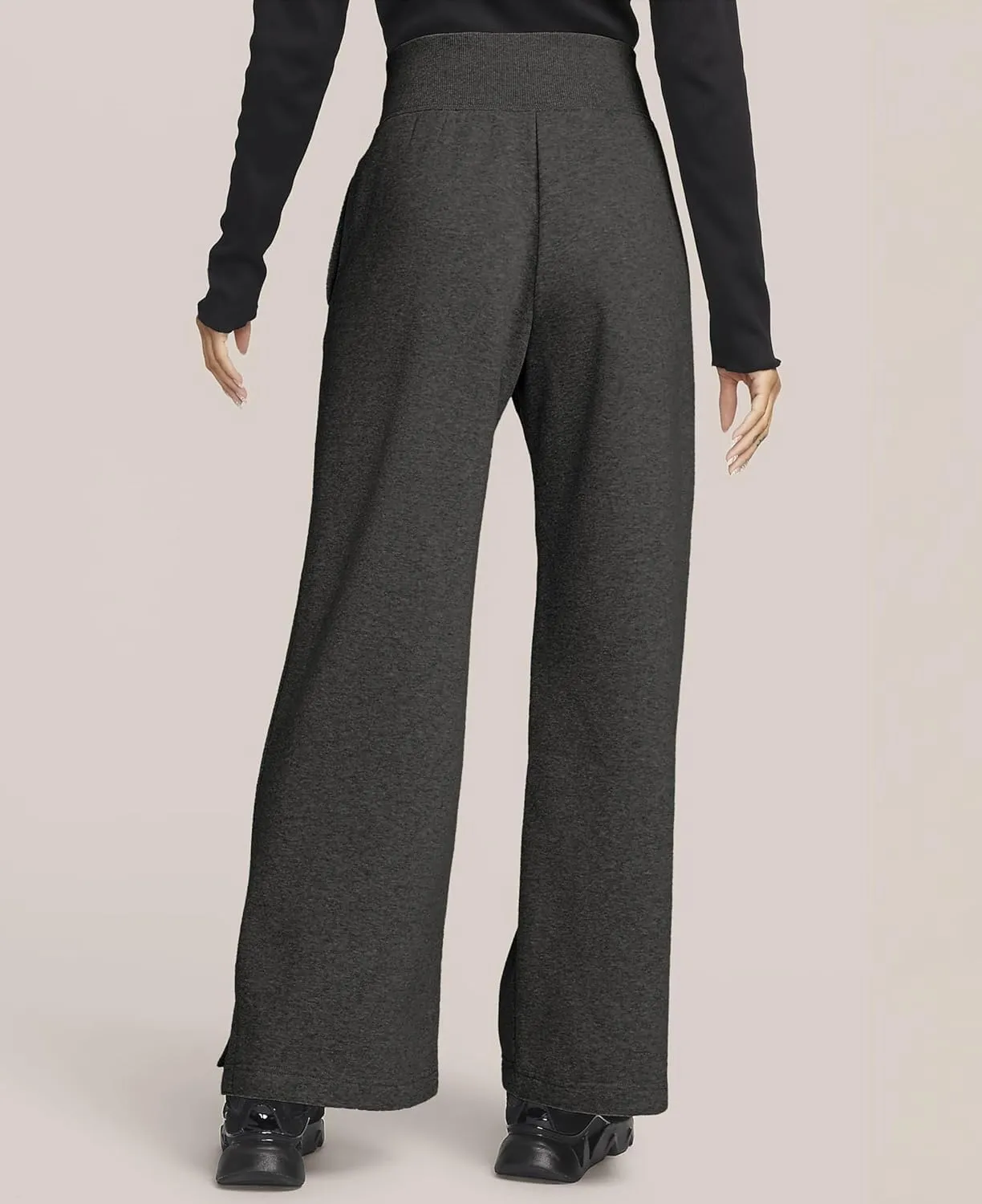 AMERICAN HEAVEN Women's Super Fleece Sweatpants | High-Waisted Wide- Leg Yoga Drawstring Fashion Pants | Multi Packs Colors