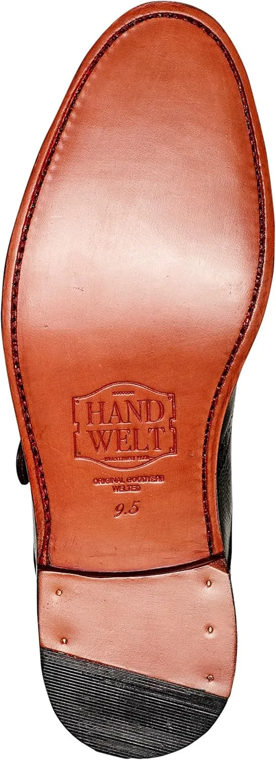 Anthony Veer Roosevelt II Double Monk Strap Dress Shoes for Men | Double Side Strap | Goodyear Welt Construction | Recraftable Leather Sole | Full Grain Calfskin Leather Upper