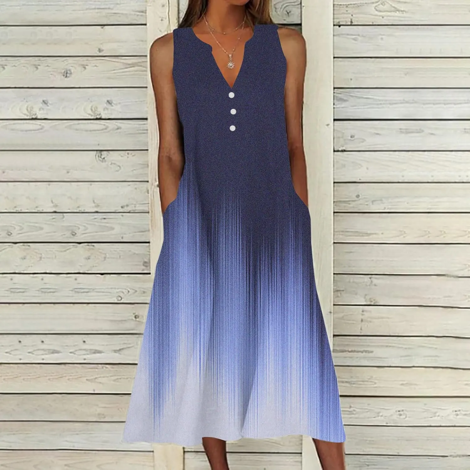 Beach Sundresses for Women 2025 Vacation Casual Plus Size Midi Sun Dress Loose Flowy Summer Boho Long Dresse Trendy