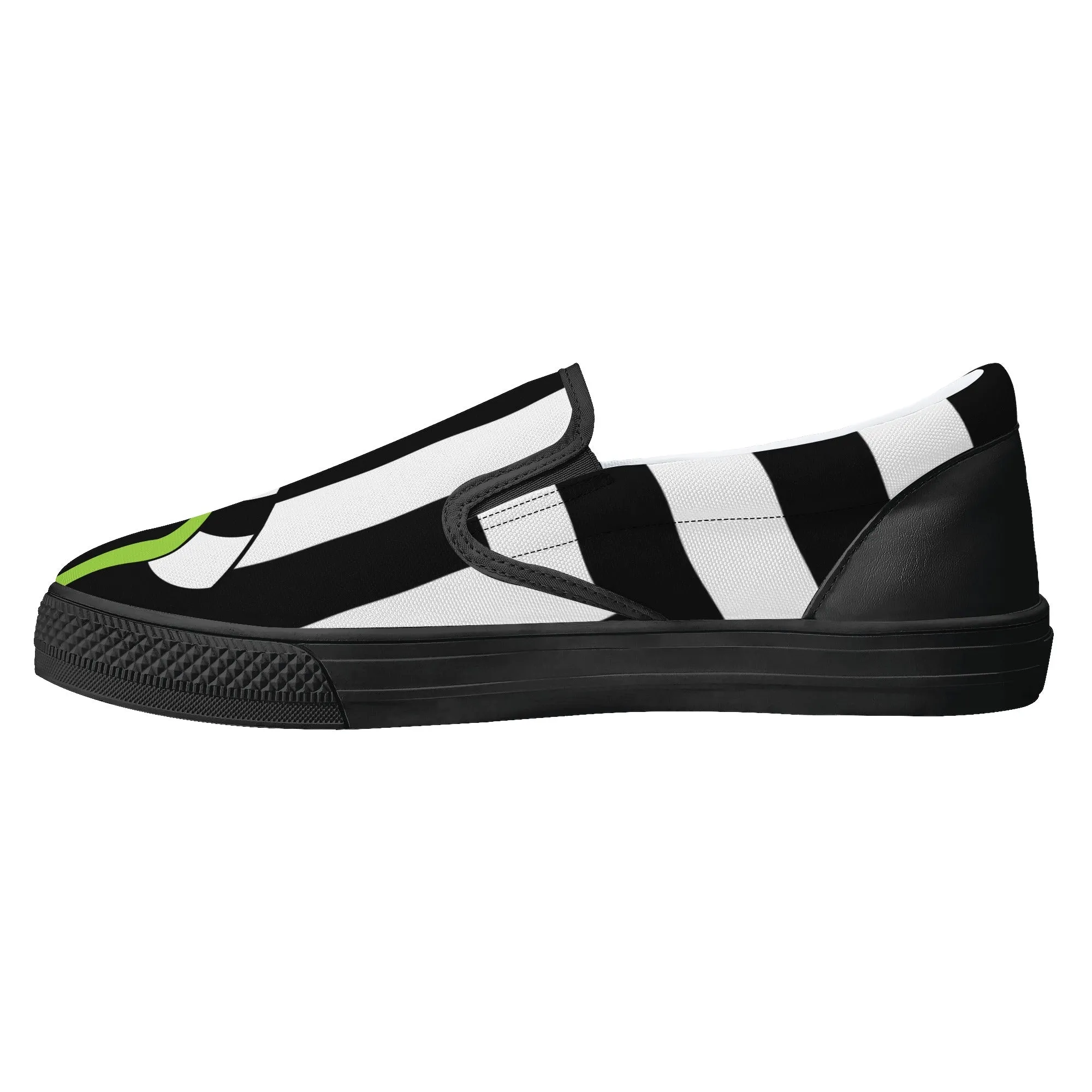 Beetlejuice & Sandworm Slip On Sneakers (Women's sizes)