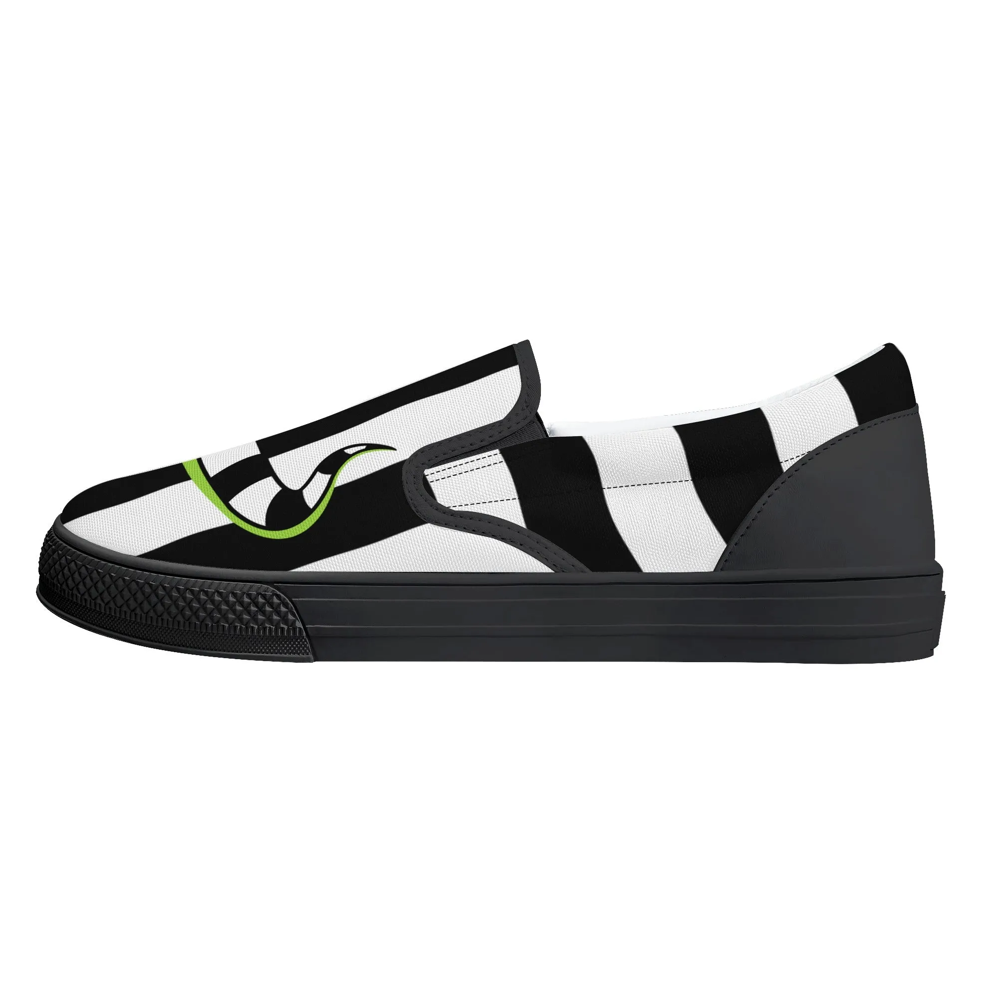 Beetlejuice & Sandworm Slip On Sneakers (Women's sizes)