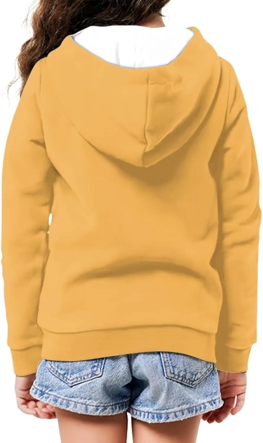 Boys Girls Hoodies Zipper Sweatshirt Long Sleeve Hoodie Sweatshirt with Pockets Pullover Tops Age 6-14