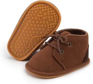 CENCIRILY Baby Booties Newborn Girl Boy shoes Infant Fleece Cozy Fur Lining Winter Warm Ankle Boots Rubber Sole Anti-Slip Prewalker Boots