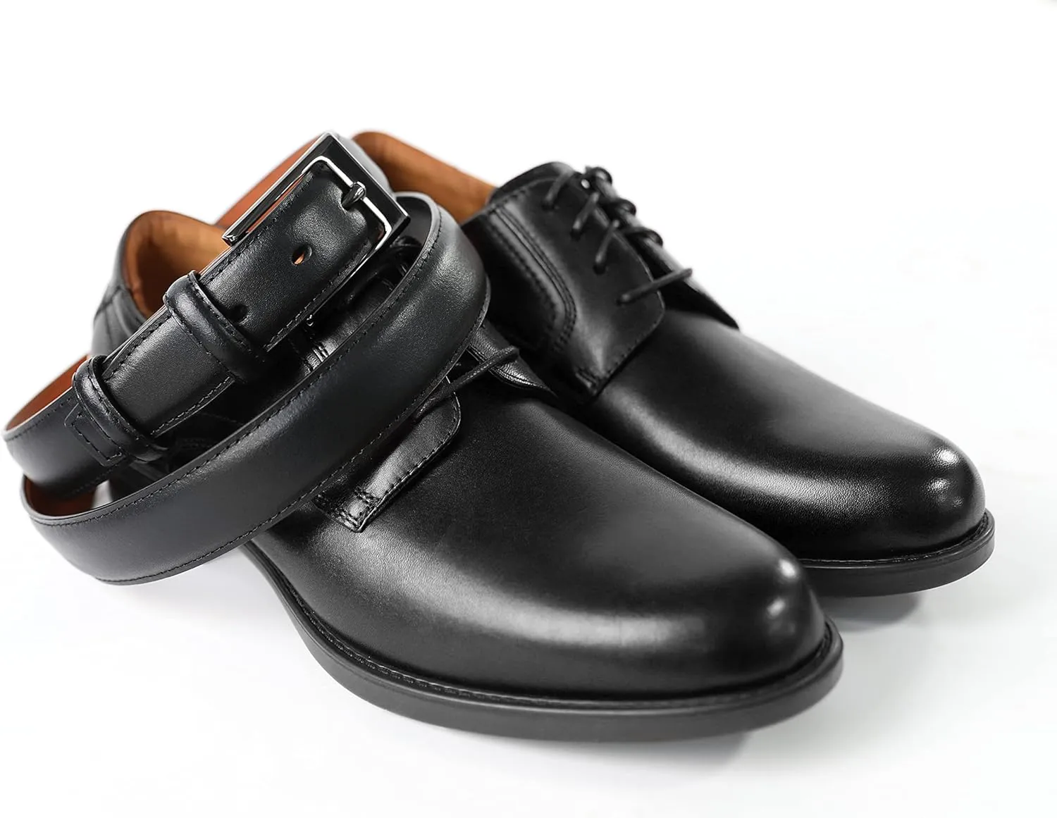CHAOREN Mens Belts Leather 1 1/8" for Gift Men - Perfect Companion to Mens Dress Shoes