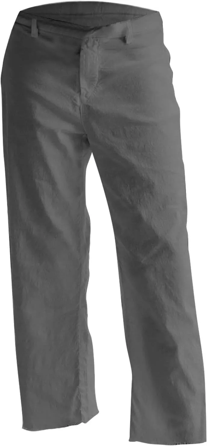 Cotton Linen Cropped Pants Women Straight Leg Capris Summer Business Casual Work Pants Ankle Length Chino Trousers