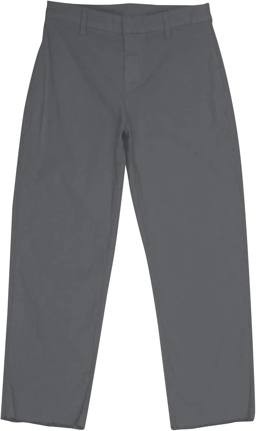 Cotton Linen Cropped Pants Women Straight Leg Capris Summer Business Casual Work Pants Ankle Length Chino Trousers