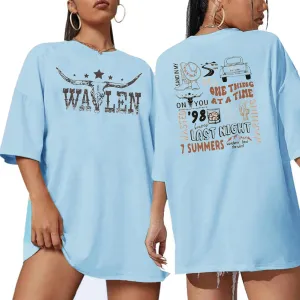 Cow Skull Shirts for Women Western Graphic T Shirts Oversized Country Music Shirt Rodeo Cowboy Graphic Tee