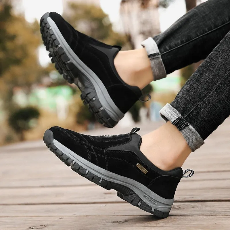 Cuzcare Men Fashionable Orthopedic Shoes Rubber Casual Winter Boots