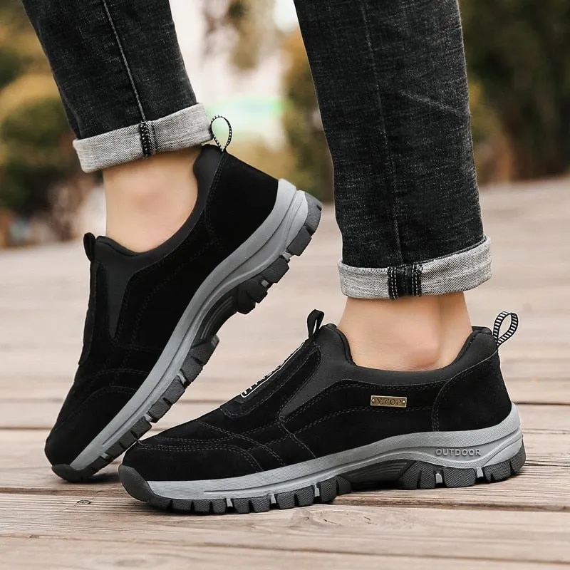 Cuzcare Men Fashionable Orthopedic Shoes Rubber Casual Winter Boots