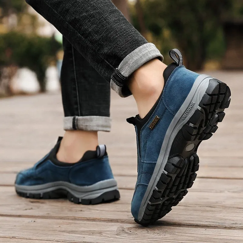 Cuzcare Men Fashionable Orthopedic Shoes Rubber Casual Winter Boots