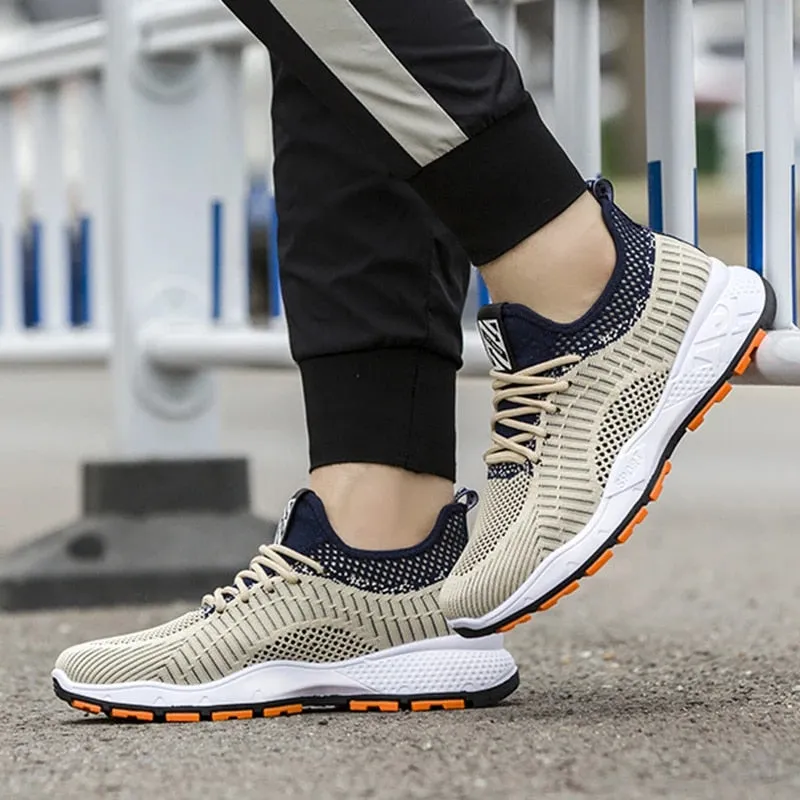 Cuzcare Men Orthopedic Shoes Mesh Casual Walking Sneaker
