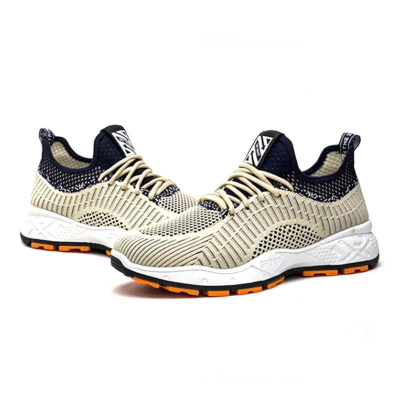 Cuzcare Men Orthopedic Shoes Mesh Casual Walking Sneaker