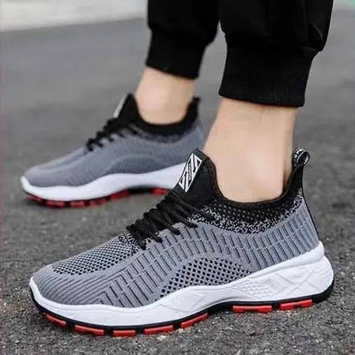 Cuzcare Men Orthopedic Shoes Mesh Casual Walking Sneaker