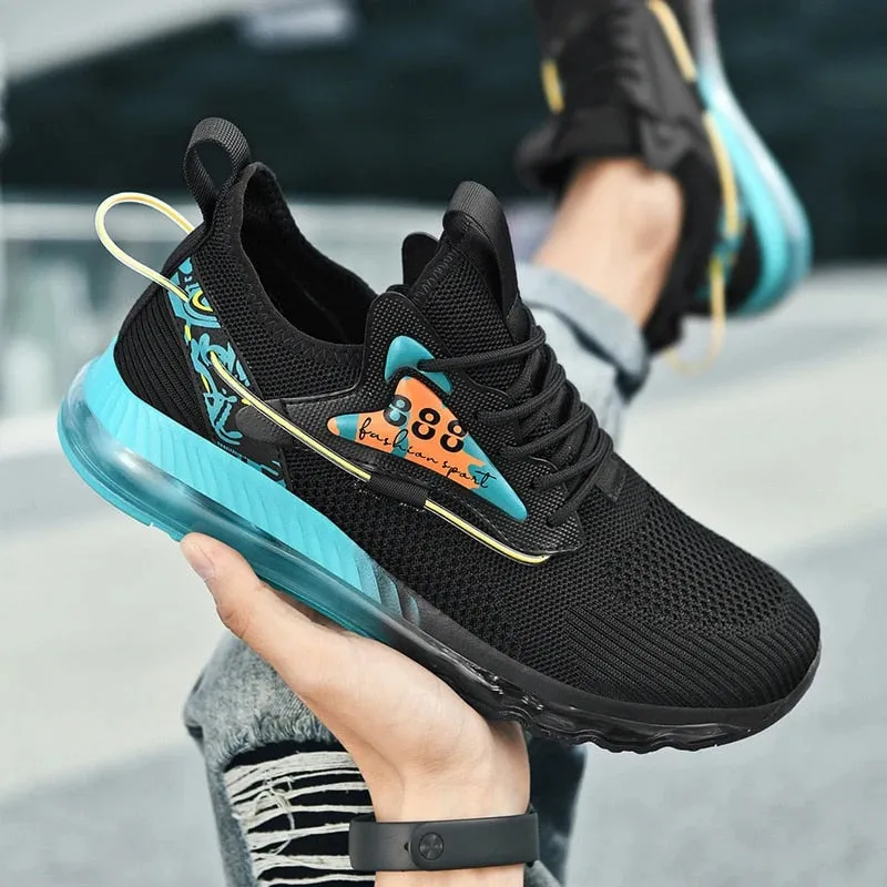 Cuzcare Men Running Orthopedic Shoes Mesh Upper Air Cushion