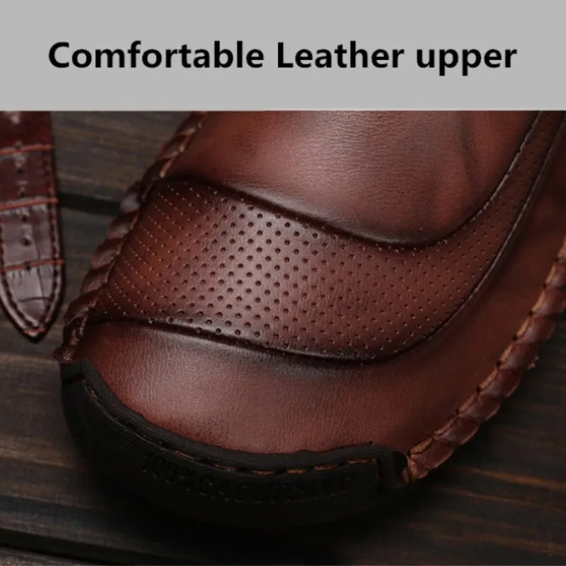Cuzcare Men Warm Ankle Boots Winter 2022 Orthopedic Shoes