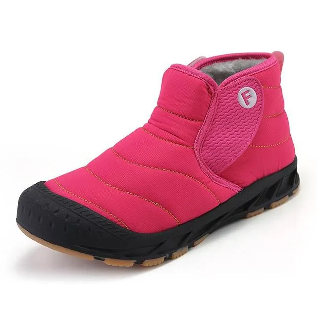 Cuzcare Men WInter Orthopedic Shoes Plush Casual Snow Boots