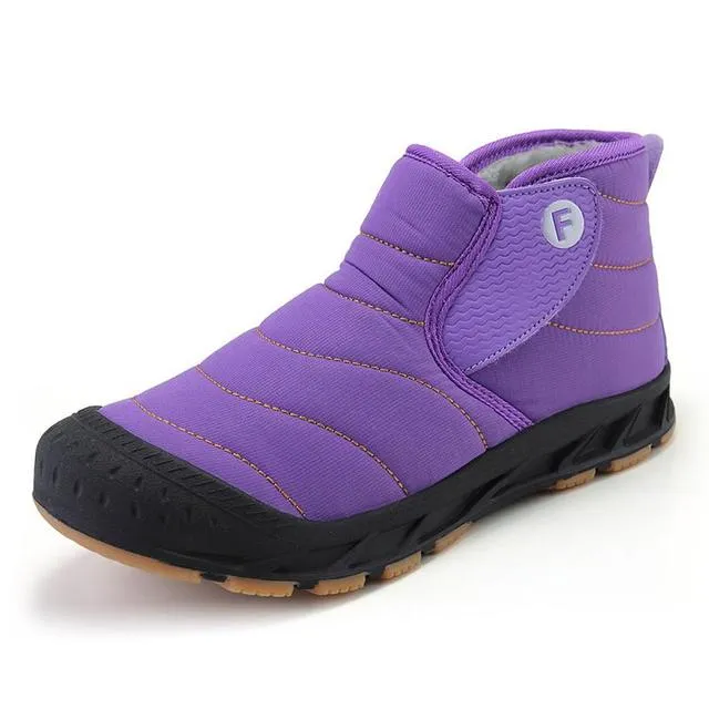 Cuzcare Men WInter Orthopedic Shoes Plush Casual Snow Boots