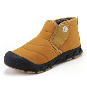 Cuzcare Men WInter Orthopedic Shoes Plush Casual Snow Boots