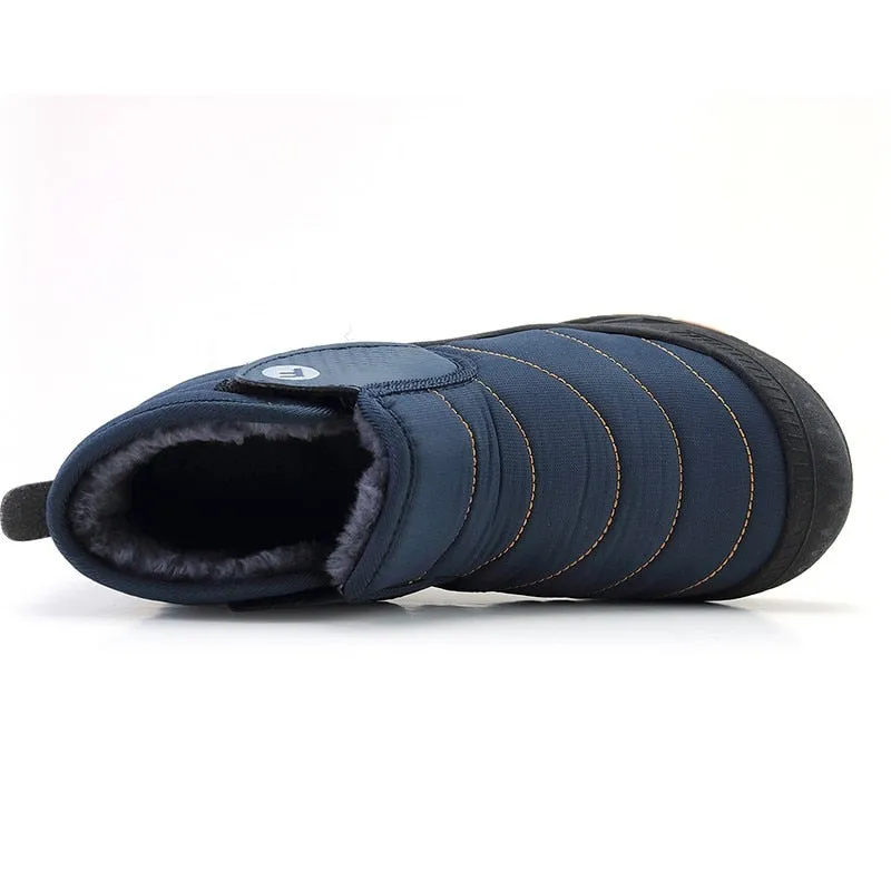 Cuzcare Men WInter Orthopedic Shoes Plush Casual Snow Boots
