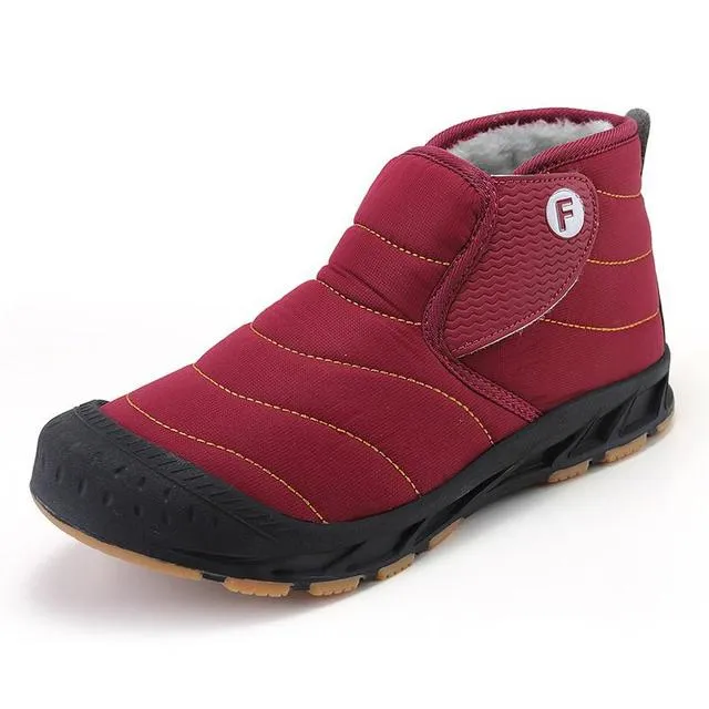 Cuzcare Men WInter Orthopedic Shoes Plush Casual Snow Boots