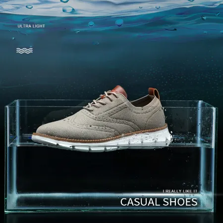 Cuzcare Orthopedic Men Shoes Breathable Mesh Arch Support Ultra-light High-End Fashion Casual