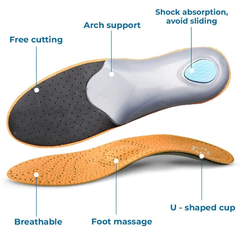 Cuzcare Orthopedic Men Shoes Comfortable Anti-slip Suede Leather Slip on Loafer Shoes