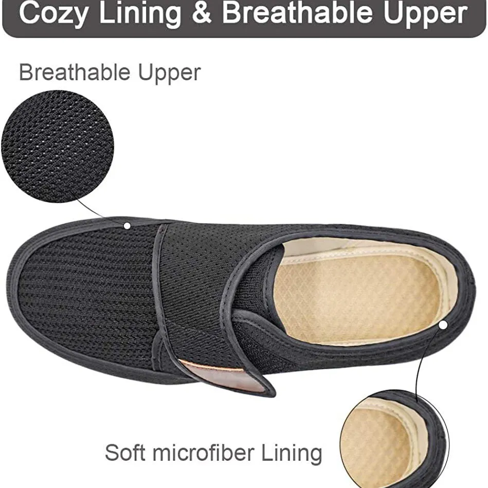 Cuzcare Orthopedic Shoes Men Breathable Casual Comfortable Diabetic