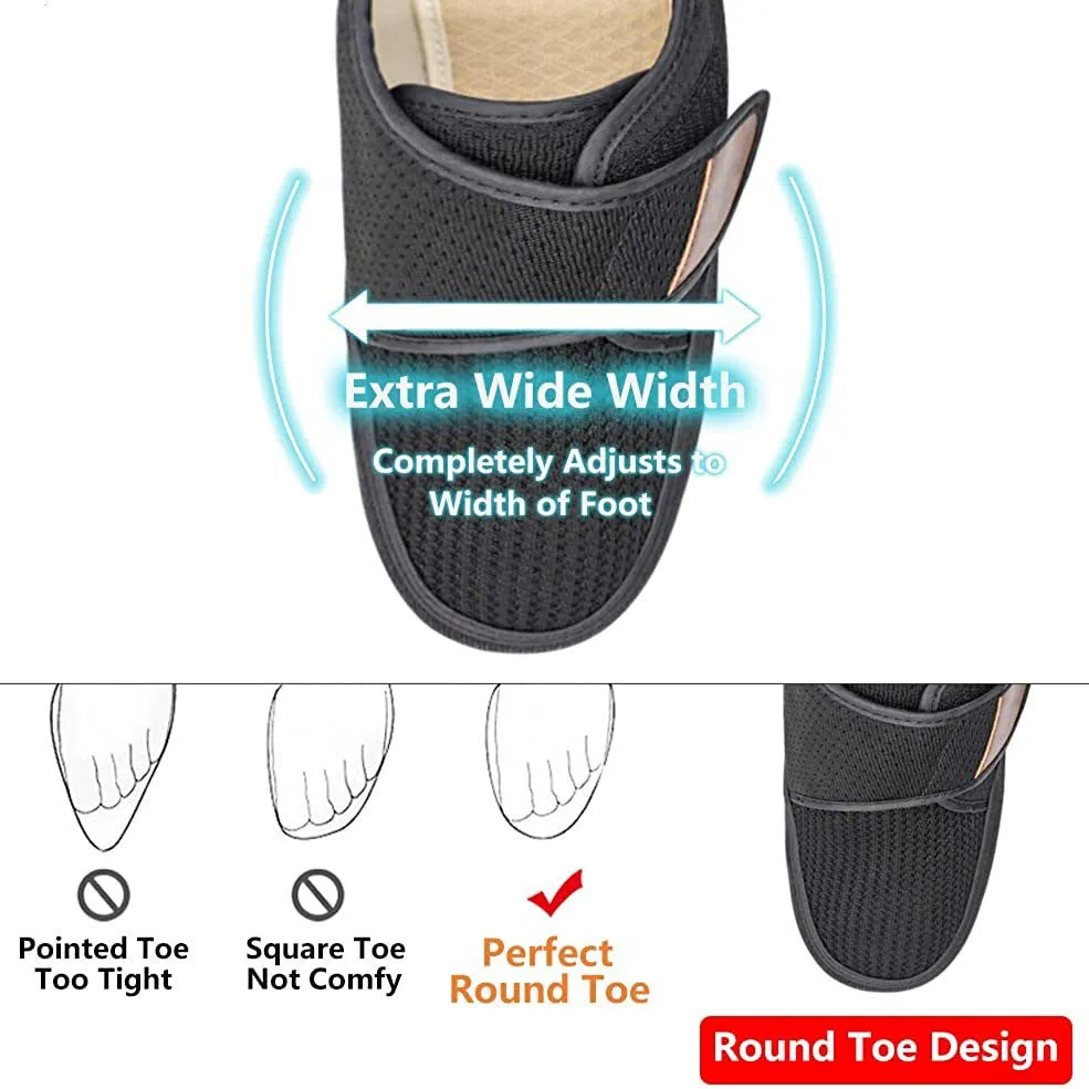 Cuzcare Orthopedic Shoes Men Breathable Casual Comfortable Diabetic