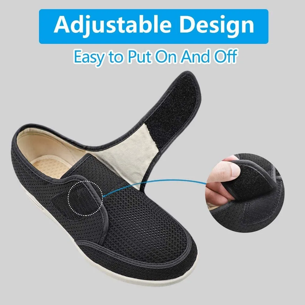 Cuzcare Orthopedic Shoes Men Breathable Casual Comfortable Diabetic