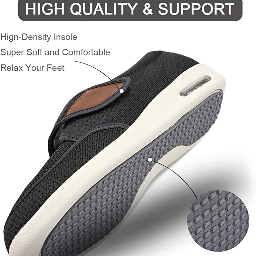 Cuzcare Orthopedic Shoes Men Breathable Casual Comfortable Diabetic