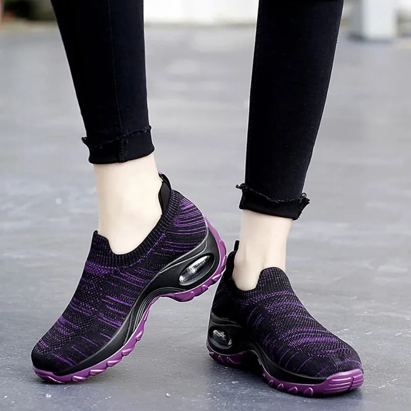 Cuzcare Orthopedic Shoes Women Breathable Arch Support Non-Slip Outsole