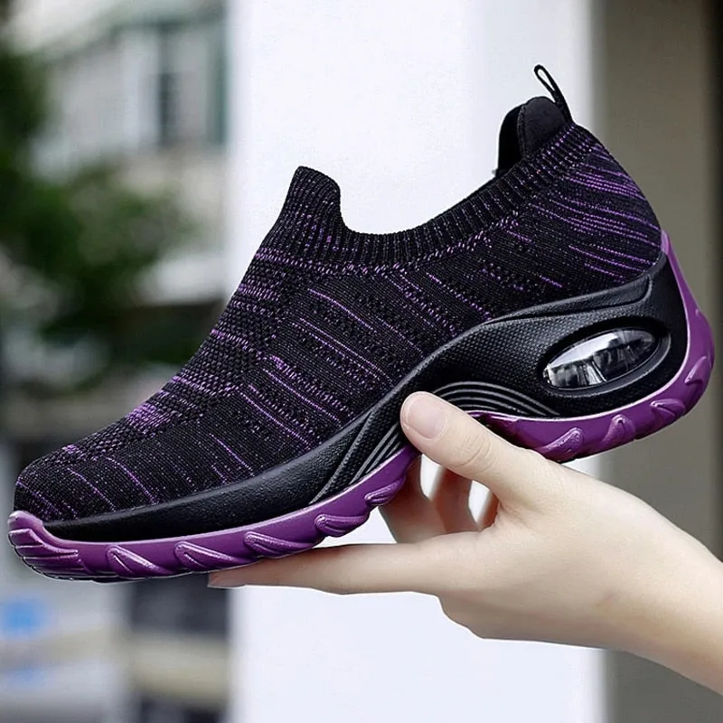 Cuzcare Orthopedic Shoes Women Breathable Arch Support Non-Slip Outsole