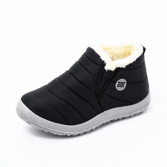 Cuzcare Orthopedic Shoes Women Fur Waterproof Winter Boots