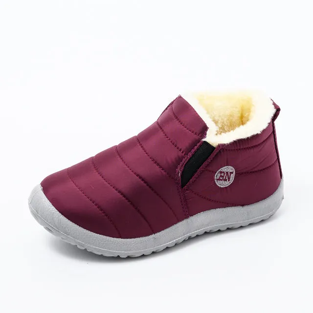 Cuzcare Orthopedic Shoes Women Fur Waterproof Winter Boots