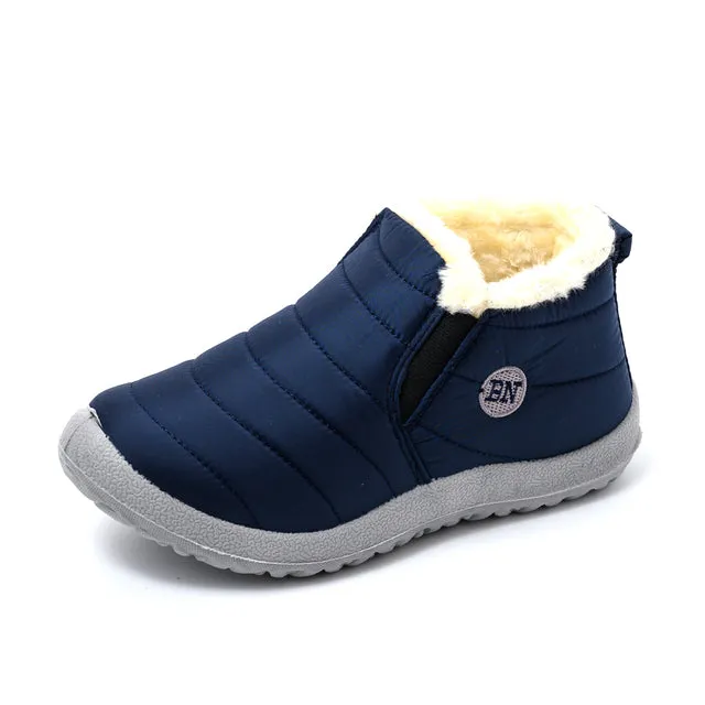 Cuzcare Orthopedic Shoes Women Fur Waterproof Winter Boots