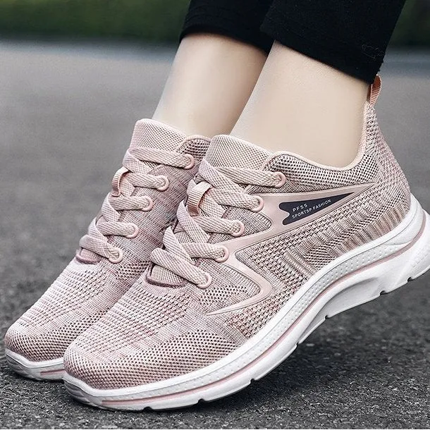 Cuzcare Orthopedic Shoes Women Premium Cotton Cushion Trendy Walking Sneakers