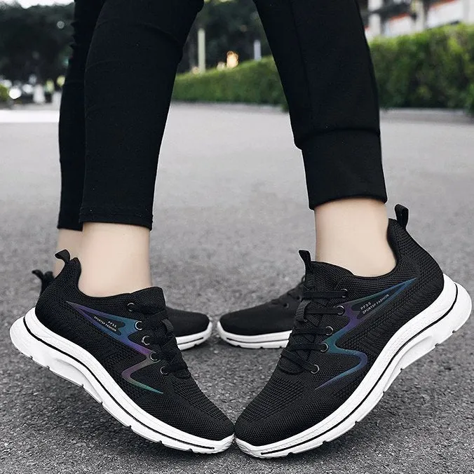 Cuzcare Orthopedic Shoes Women Premium Cotton Cushion Trendy Walking Sneakers