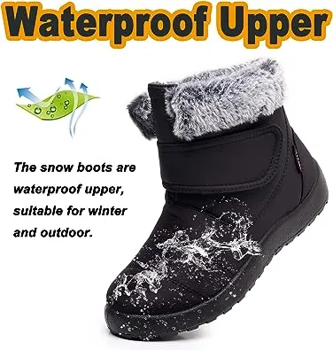 Cuzcare Orthopedic Winter Boots Warm Snow Ankle Waterproof Non Slip Boots For Women