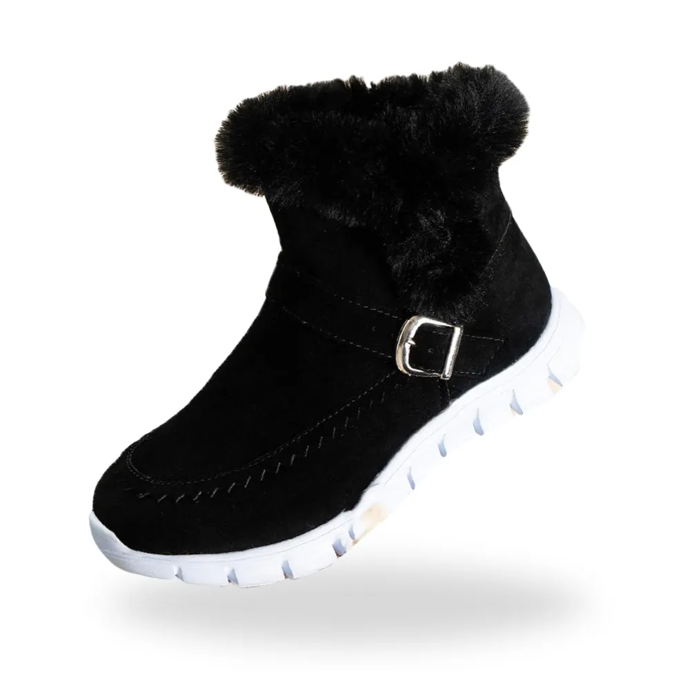 Cuzcare Orthopedic Women Boots Winter Fur Lining Extra Comfortable Warm Fashion Snow Boots