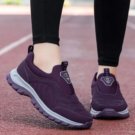 Cuzcare Orthopedic Women Shoes Breathable Cushioning Slip On Lightweight Casual