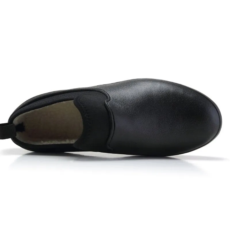 Cuzcare Slip-on Waterproof Orthopedic Shoes Rubber Winter Boots For Men
