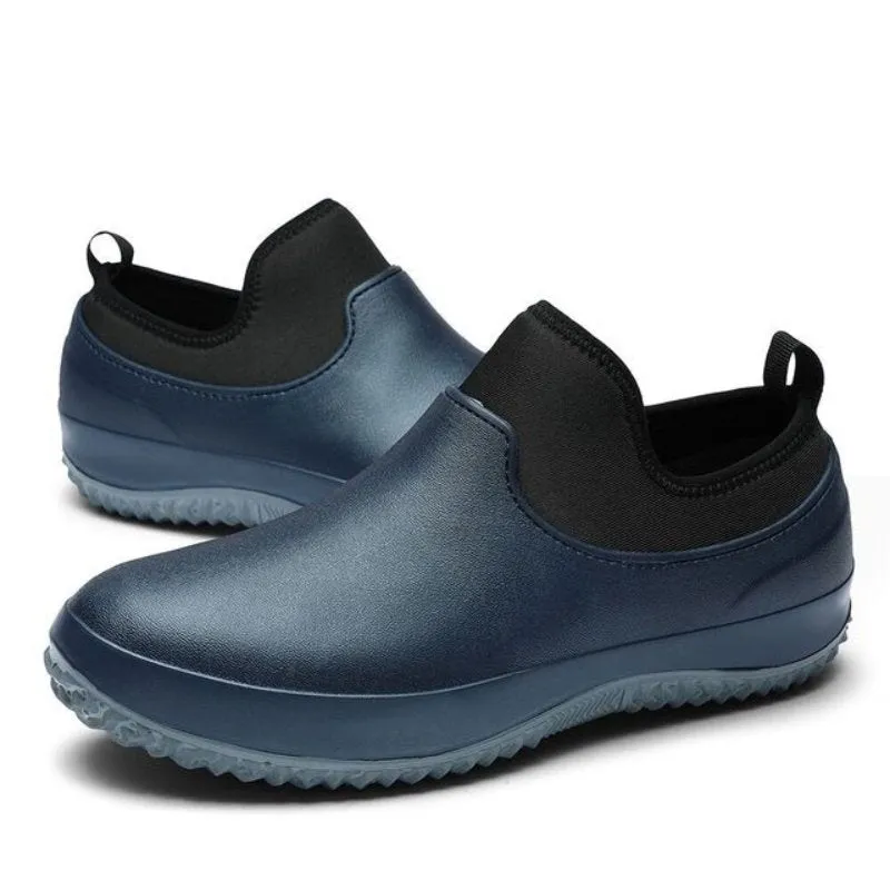 Cuzcare Slip-on Waterproof Orthopedic Shoes Rubber Winter Boots For Men