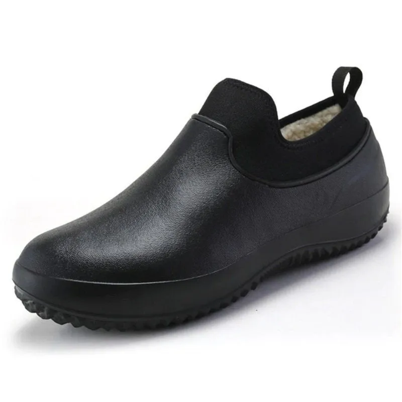 Cuzcare Slip-on Waterproof Orthopedic Shoes Rubber Winter Boots For Men