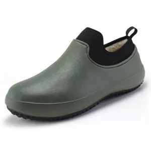 Cuzcare Slip-on Waterproof Orthopedic Shoes Rubber Winter Boots For Men
