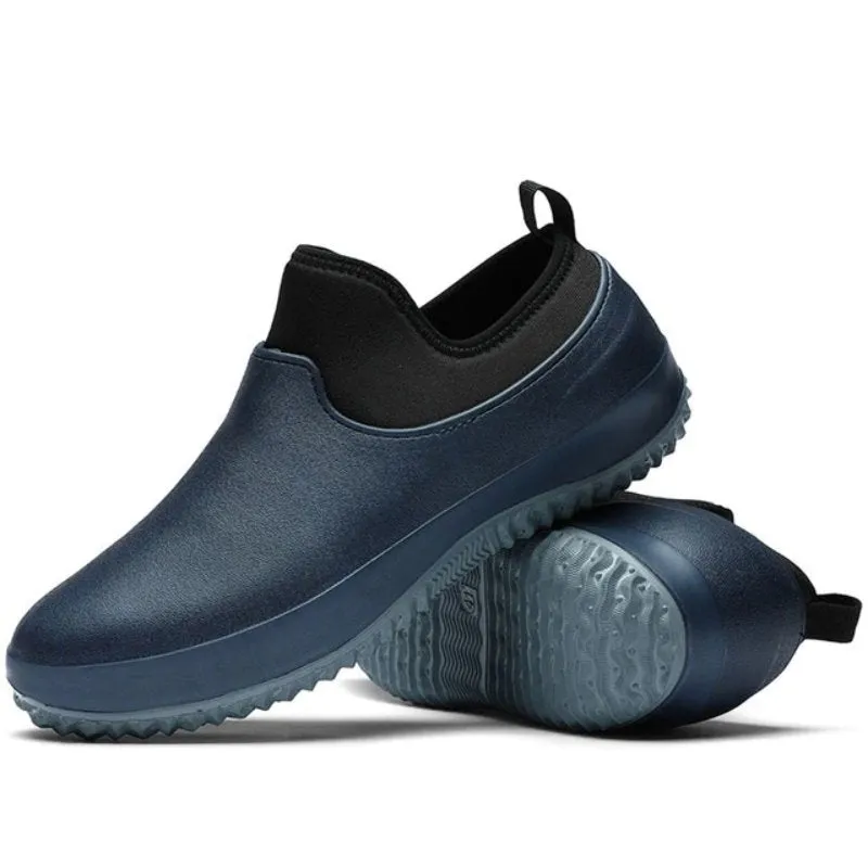 Cuzcare Slip-on Waterproof Orthopedic Shoes Rubber Winter Boots For Men