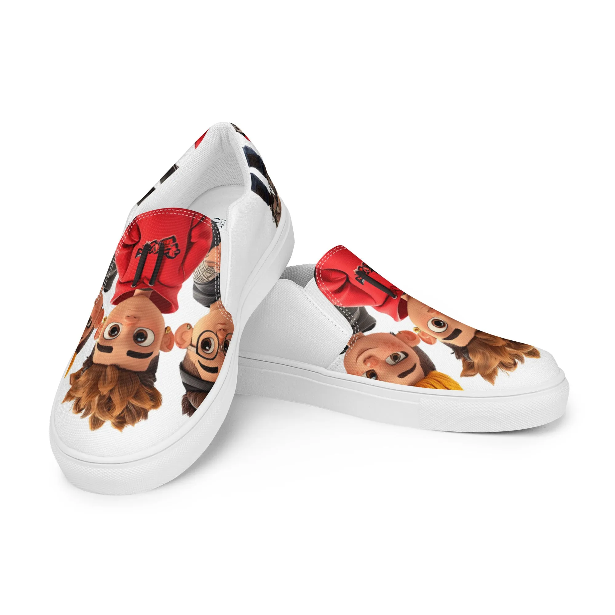 DUO MODERN "Trio Mode" Men’s Slip-On Canvas Shoes