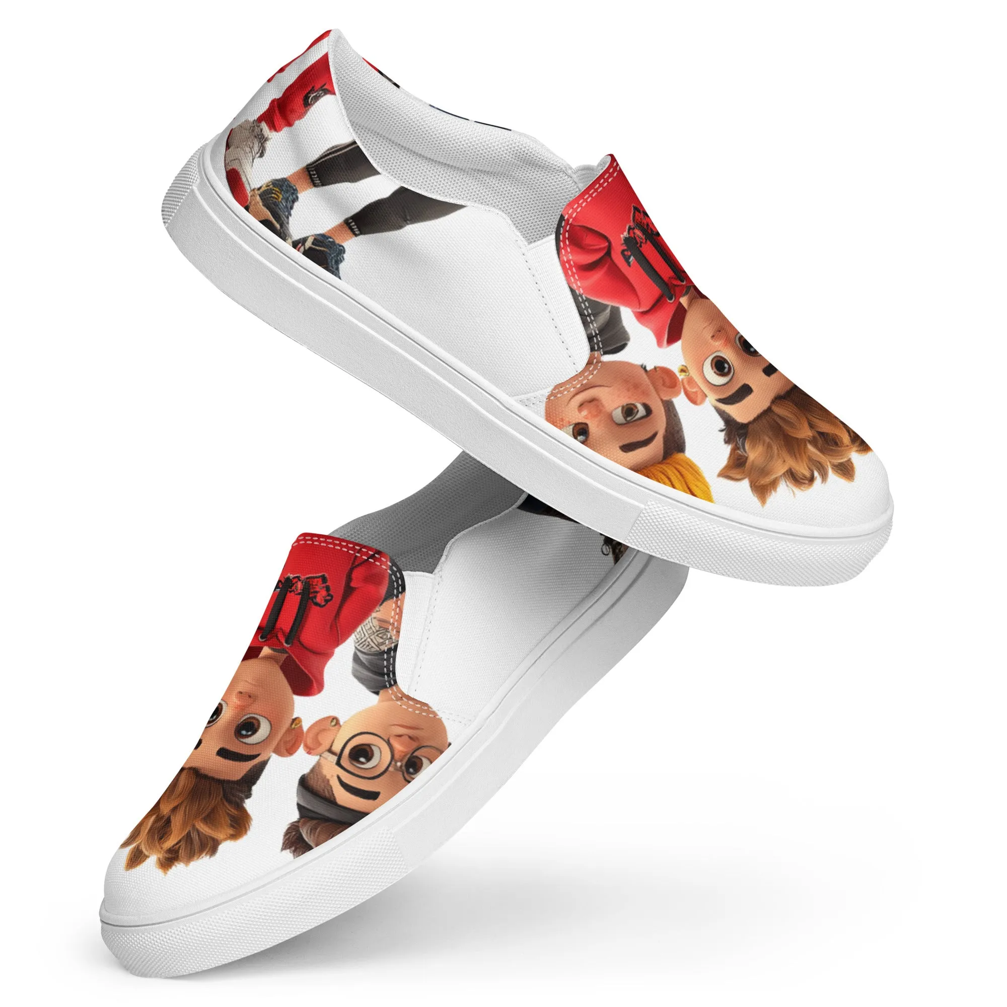 DUO MODERN "Trio Mode" Men’s Slip-On Canvas Shoes