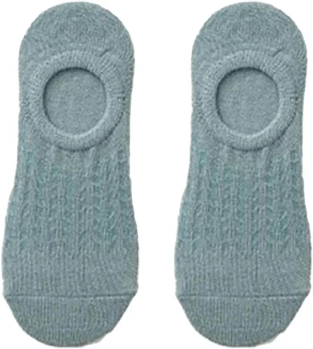 FLOOF Women's No Show Sock in Blue, O/S