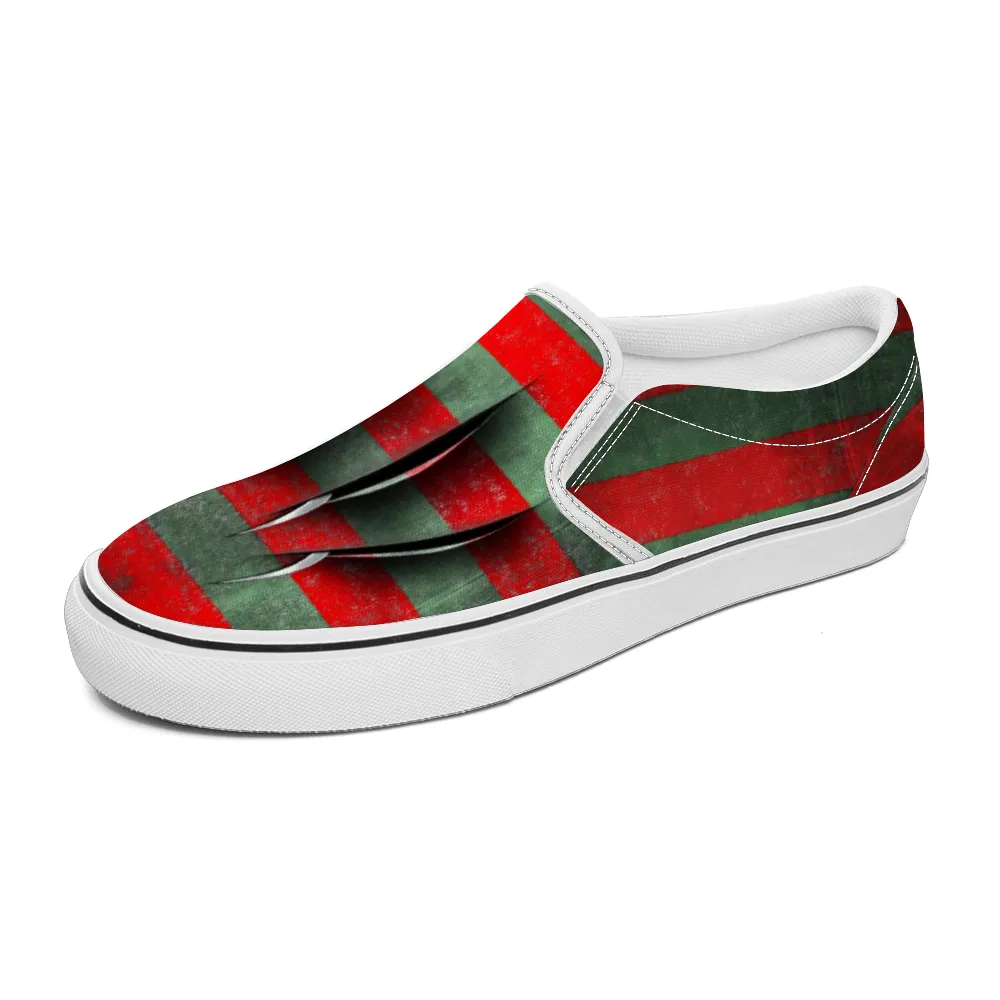 Freddy's Claws - Krueger Shoes | Horror Freak Slip-on Sneakers